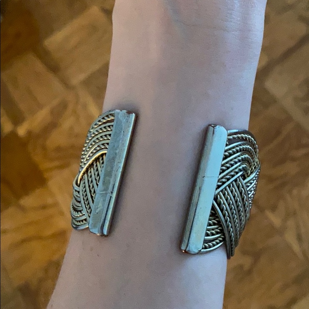 Braided Cuff Costume Bracelet - Picture 2 of 3